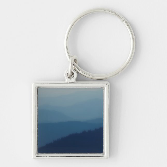 Blue Layers Key Ring (Front)