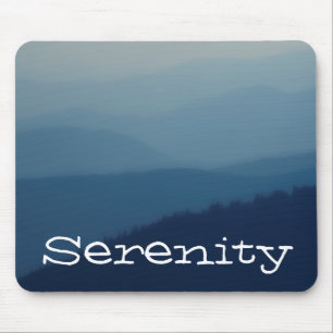 Blue Layers Mouse Mat