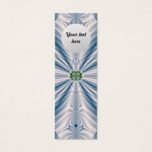 Blue Leaf Custom Bookmark