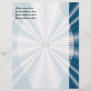 Blue Leaf Customised Letterhead