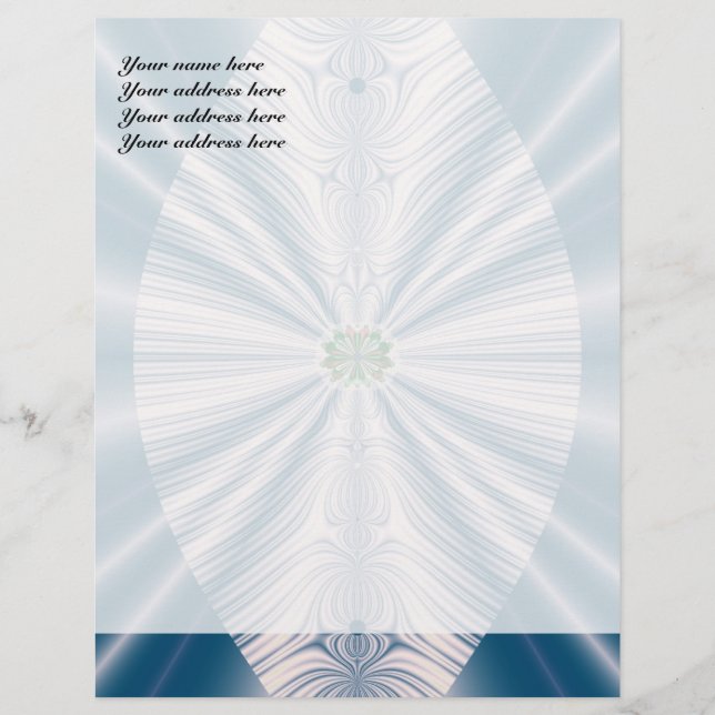 Blue Leaf Customised Letterhead (Front)