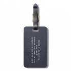 Blue Leather Bold Monogram Masculine