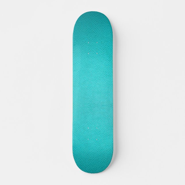 Blue Leather Skateboard (Front)