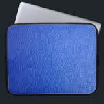 Blue leather skin texture skin laptop sleeve<br><div class="desc">Blue leather skin texture skin</div>
