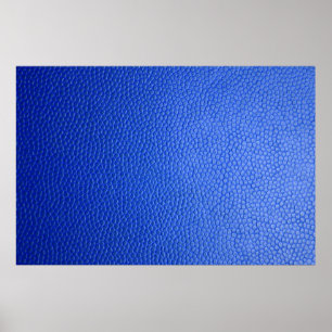 Blue leather skin texture skin poster
