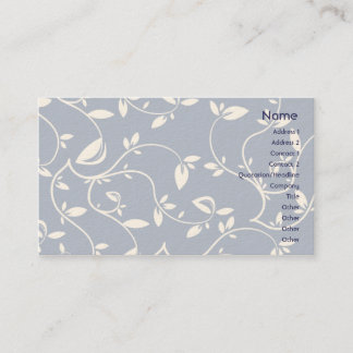 Blue Leaves - Business Business Card