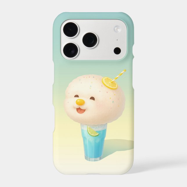 Blue Lemon Float: Smiling Bichon Cotton Candy (Back)