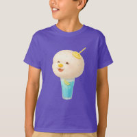 Blue Lemon Float: Smiling Bichon Cotton Candy