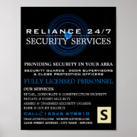 Blue Lens, Security Personnel Advertising