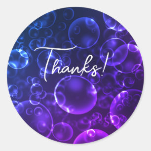 Blue lenses, bokeh heart sticker