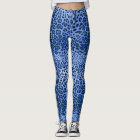 Blue Leopard Print