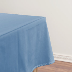 Blue Lichen Solid Colour Print, Light Blue Grey Tablecloth