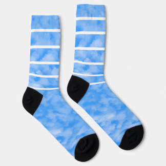Blue & light blue socks
