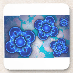 Blue light coaster
