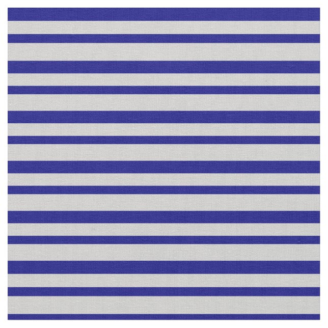 Blue & Light Grey Coloured Pattern Fabric (Close Up)