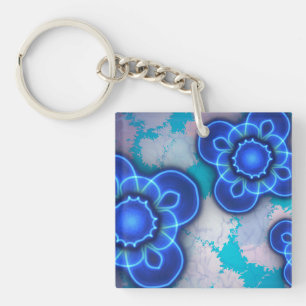 Blue light key ring