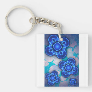 Blue light key ring