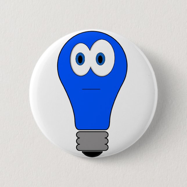 Blue Light Special 6 Cm Round Badge (Front)