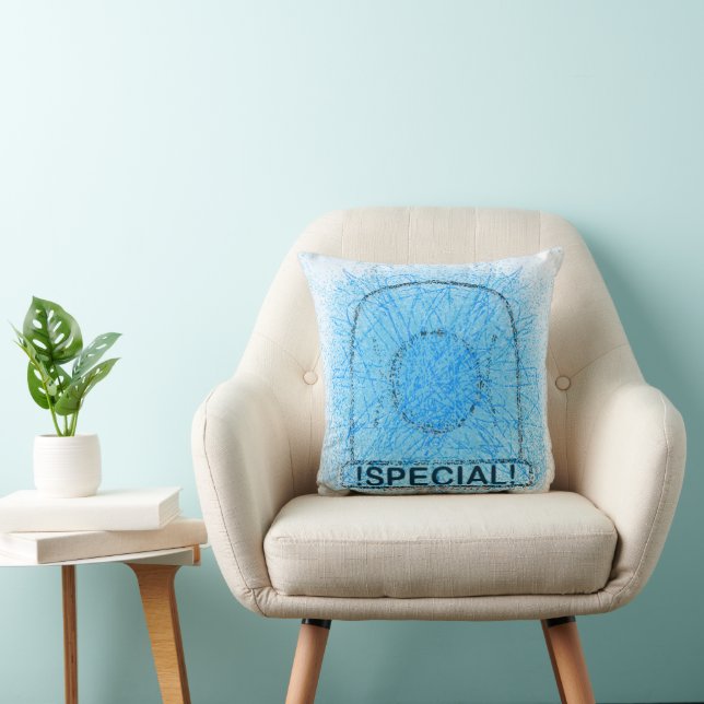 Blue Light Special   Cushion (Chair)