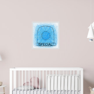 Blue Light Special Mug Poster