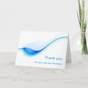 blue light white card