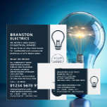 Blue Lightbulb Design, Electrician Advertising Flyer<br><div class="desc">Blue Lightbulb Design,  Electrician Advertising Flyers By The Business Card Store.</div>