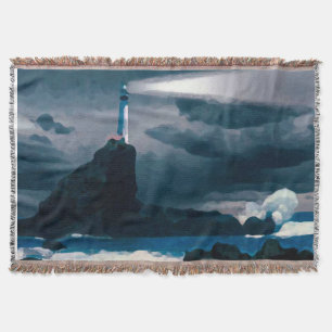 Blue Lighthouse blanket