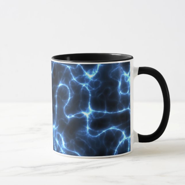 Blue Lightning  Mug (Right)