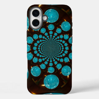 Blue Lights iPhone 16 Plus Case
