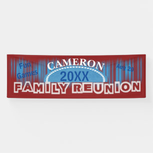 Blue Lights Family Reunion Banner