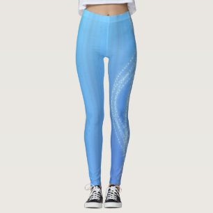 Blue Lights Leggings