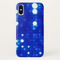 Blue Lights Polka Dot Pattern