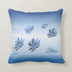 Blue Lilies Cushion
