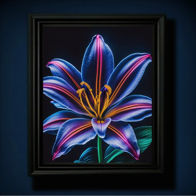 Blue Lily III Poster (Creator Uploaded)