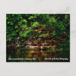 Blue Limestone Park Delaware, Ohio Postcard