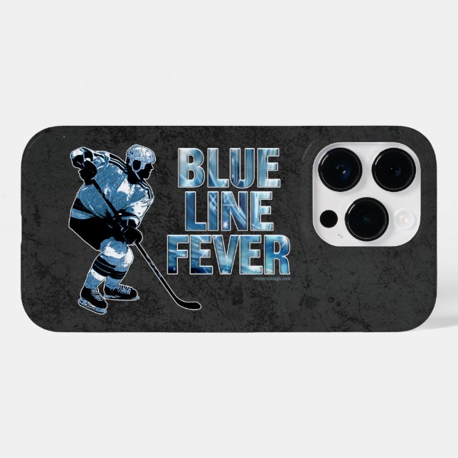 Blue Line Fever (Hockey) Case-Mate iPhone Case (Back (Horizontal))