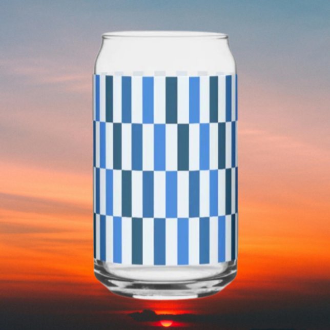 Blue Line Flow Can Glass  (Creator Uploaded)