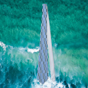  Blue Line Flow Necktie