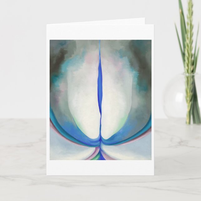 Blue Line | Georgia O'Keeffe | Card (Front)