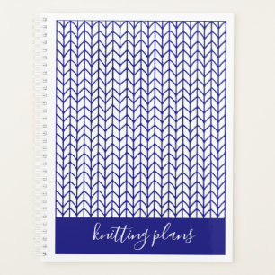 BLUE LINE KNIT 8.5x11 Planner Calendar II