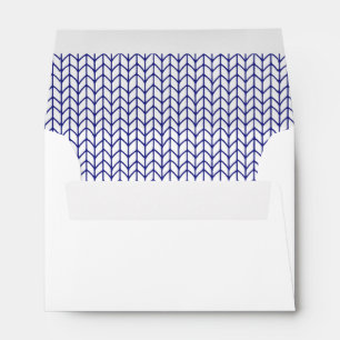 BLUE LINE KNIT A6 Envelope 