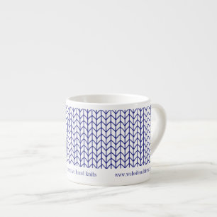 BLUE LINE KNIT Business ID Espresso Cup