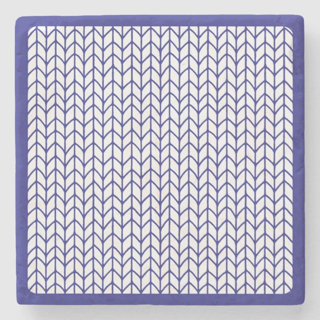 BLUE LINE KNIT Marble Stone Coaster II (Front)
