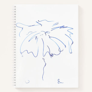 Blue Lines 5 Notebook