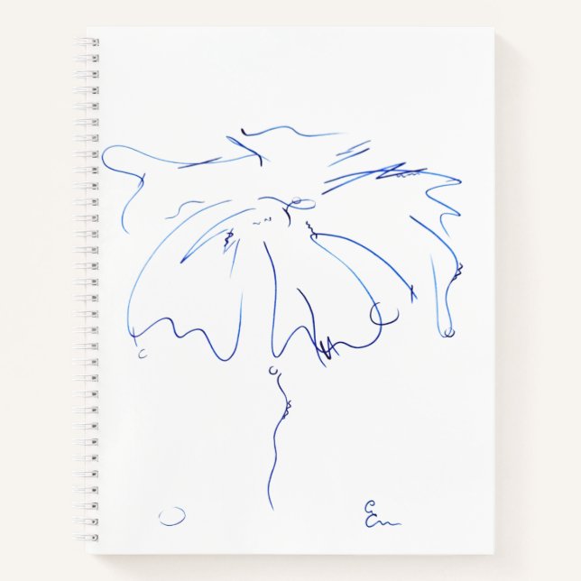 Blue Lines 5 Notebook (Front)