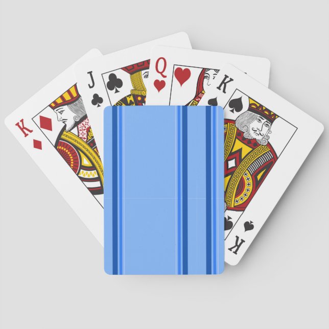 Blue Lines Classic Playing Cards (Back)