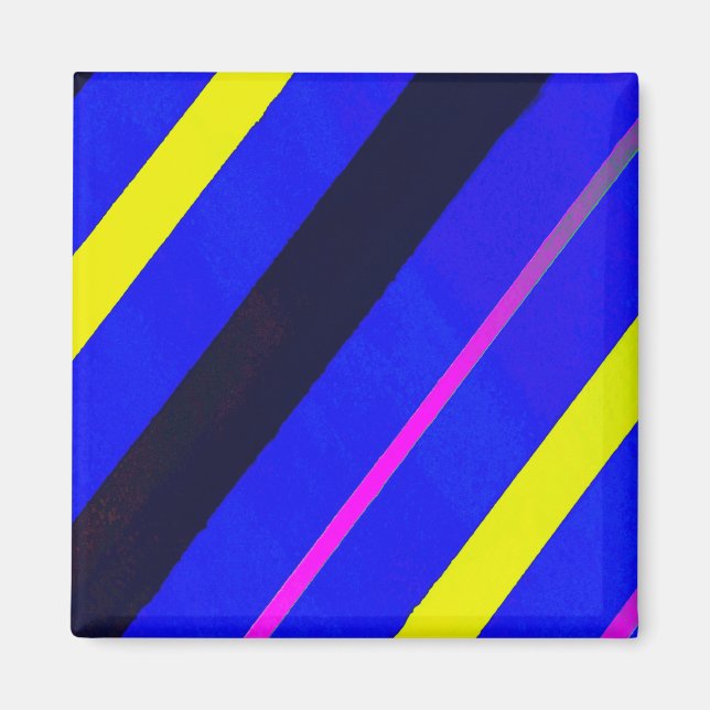 Blue lines magnet (Front)