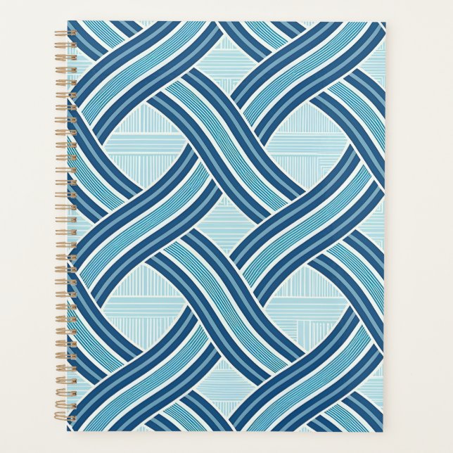 Blue Lines Pattern Planner (Front)