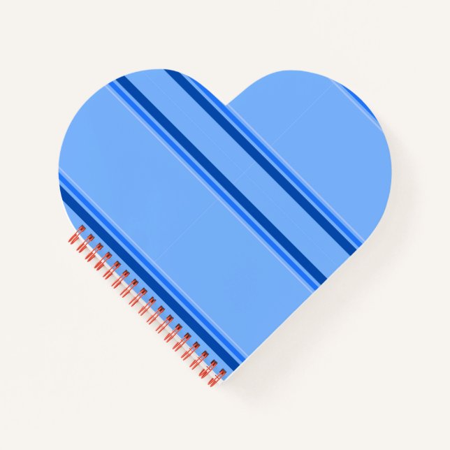 Blue Lines Spiral Notebook (Front)