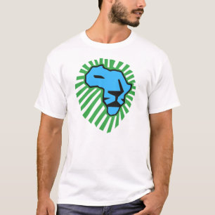 Blue Lion Green Mane Waka Waka Shirt